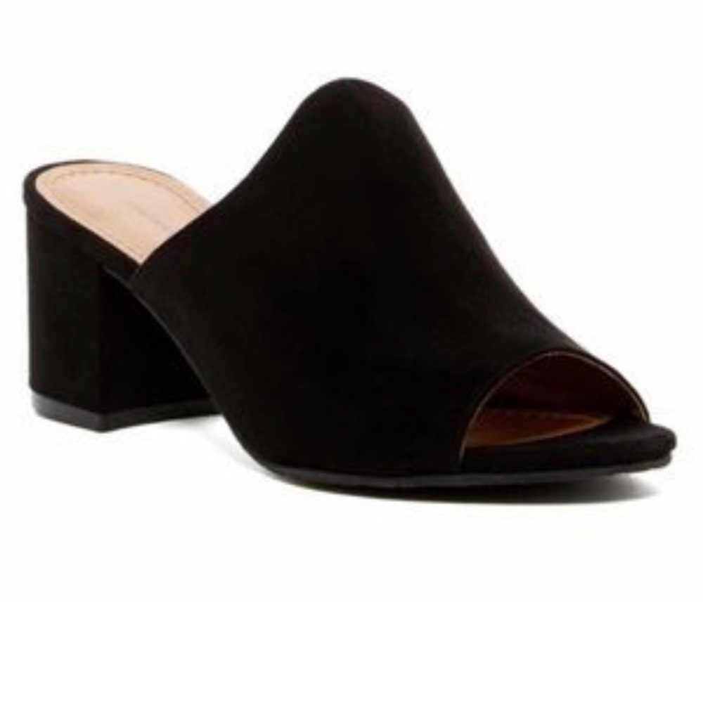 14th and union shoes black hayzel block heel